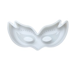 Mardi Gras Mask Car Freshie Silicone Mold 5.5 x 2.2 x 0.08” inches Fat Tuesday New Orleans Louisiana Masquerade Party Oven Safe Bake up to 450 F Heat Safe Car Candle, Resin