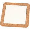 Coaster with cork frame