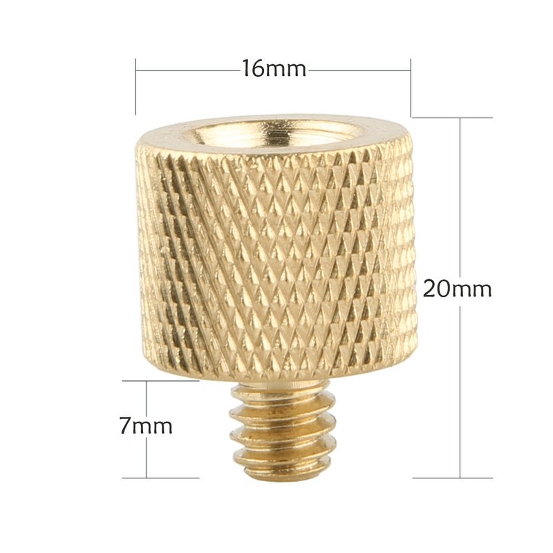 NICEYRIG Camera Screw Adapter Screw Adapter (1/4 Male to 3/8
