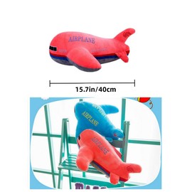 Xshelley 40 cm Airplane Plush Toys Airplane Plush Stuffed Pillow Model Toy,Gifts birthday for Kids (pink)