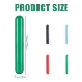 4 Pack Toothbrush Cases Travel Toothbrush Holder Portable Toothbrush Container Case Plastic Toothbrush Carrier Cover Case Toothbrush Protector for Traveling, Bathroom, School, Home, Camping