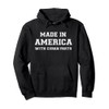 MADE IN AMERICA WITH CUBAN PARTS Cuba USA Pullover Hoodie