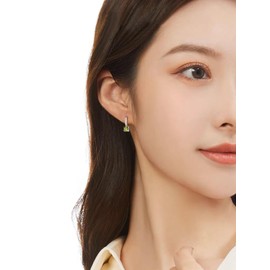 ChicSilver Zirconia Earrings, Women's Popular, 925 Silver, Pave Birthstone Accessory, Cubic Zirconia