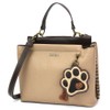 Chala Handbags Paw Print Charming Satchel Crossbody Handbag - Dog