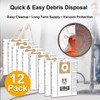 14 Pack 23743 VF3502 Vacuum Bags Compatible with Ridgid 12-16