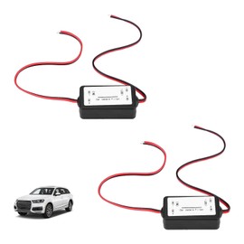 Pack of 2 Car Reversing Camera Filter, 12 V DC Reversing Camera Signal Filter Power Relay Capacitor Rectifier, Stabilisation of Screen Interference, Easy Installation, Long Service Life