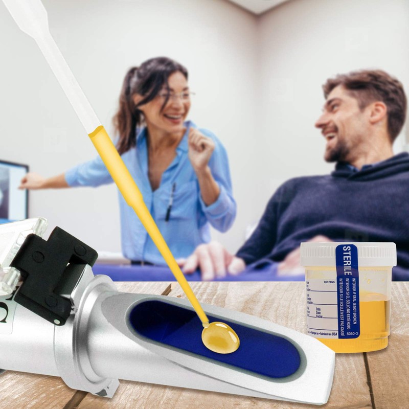 3 in 1 Scale Clinical Refractometer with 10~30°C ATC, Serum