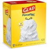 GLAD Tall Kitchen Drawstring Trash Bags, 13 Gallon White Trash