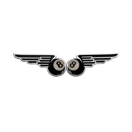 Motone SNG140 Emblem 8 Balls, Aluminum, General Purpose