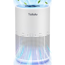 Air Purifiers for Bedroom Home Pets 1200 Ft², Tailulu H13 True HEPA Air Filter Portable Air Purifier with 12dB Sleep Mode, Speed Control, Timer, Quiet Air Cleaner For Odor Dust Smoke Pollen AP050