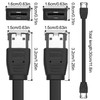 ELFJMZP eSATA to eSATA Cable, 6Gbps SATA III Female to