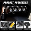 Par Luces Led Auxiliares Faros Para Motos Auto Impermeable