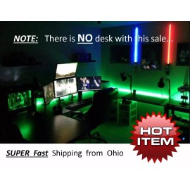 UN brand i desk light - does STROBE & BLACKLIGHT & other colors & effects