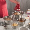 FineDine Stainless Steel Mixing Bowls Set with Lids, Home Kitchen