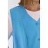 Women's Sleeveless Cooking Apron Apron Button Gown Plain House Dress,