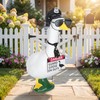 4Pcs Porch Goose Outfit Police - Funny Lawn Goose Costume