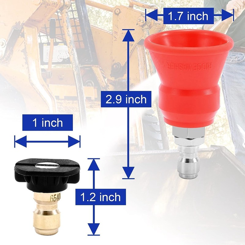 Pressure Washer Nozzle Guard, Power Washer Nozzle Tips with 1/4Inch