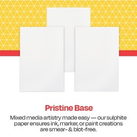 Board Bristol 18X24 White SCHOOL SMART PK of 100