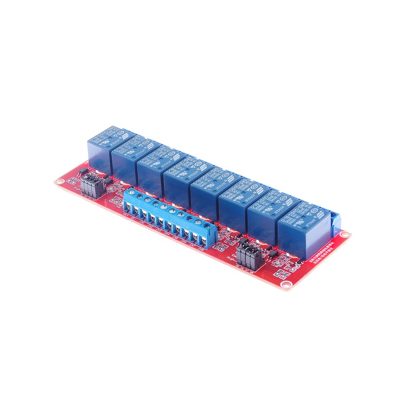 KNACRO 12V 8-Channel 10A Relay Module High Low Level Triggering