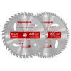 Revvstark Circular Saw Blade 8-1/4 in 40T&60T, with 5/8" Arbor,