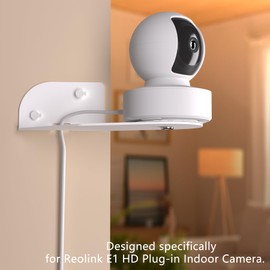 Zwolf Wall Mount Compatible with Reolink Camera, Enhanced Outside Corner Bracket for Reolink Indoor Camera, Maximize Field of View & Eliminate Blind Spots on Both Side Walls of Your Home