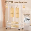 EAGMAK Heavy Duty Clothes Rack Load 556 LBS, Rolling Clothing
