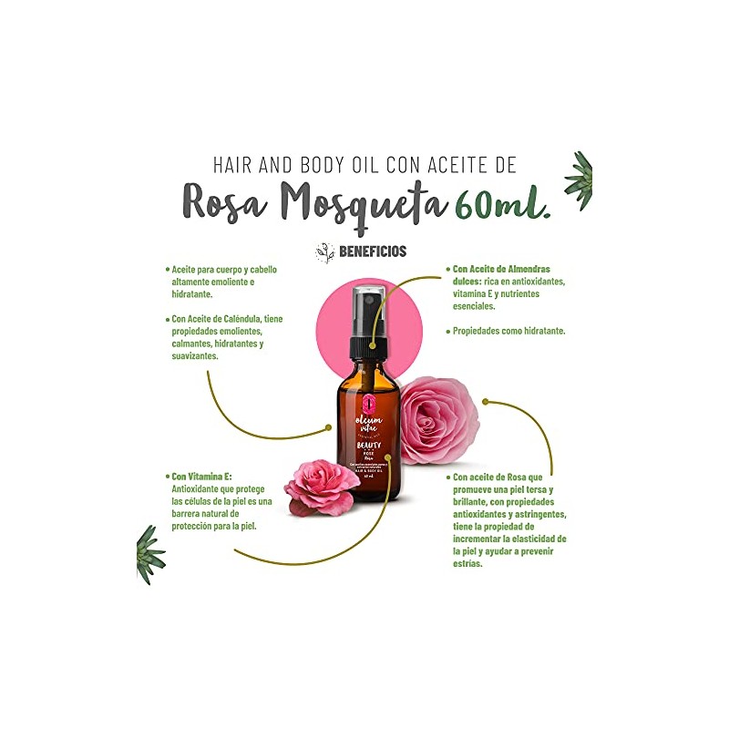 OLEUM VITAE Kit Aceites Cabello Y Cuerpo Florales