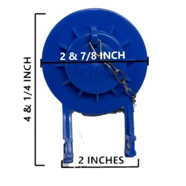 NuFlush Solid Silicone Flapper Valve for 2 inch Flush Valve Assemblies with 2 in. Flush