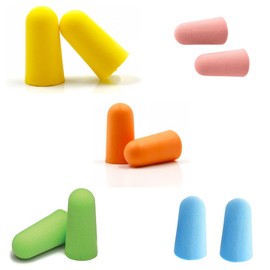 ELYBYYLE Soft Ear Plugs for Sleep, Completely Soundproofing, Individual Packaging, 5 Pairs of Noise Cancelling, Soundproofing, Portable, Convenient, Disaster Prevention, Musical Instrument, Work