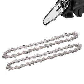 Candeon 4 Inch Chainsaw Chain, Pack of 2 Saw Chainsaw Chains Replacement Chain for All 4 Inch Mini Chainsaws, 28DL Saw Chain Replacement Mini Chainsaw Replacement Chain for Tree Cut, Wood Cutting