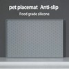 Silicone Pet Food Mat – Waterproof Dog Bowl Mat, Non