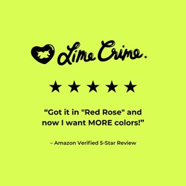 Lime Crime Velvetines Long-Lasting Liquid Matte Lipstick, Red Rose -Ruby Red - French Vanilla Scent - Long-Lasting Liquid Metal Matte Lipstick - Won't Bleed or Transfer - Vegan