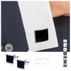 SROBENZ 12 Pairs Cufflinks for Men Classic Tone Cuff Links