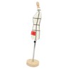 Miniature Dress Form with Stand Wood Base Sewing Mannequin Body