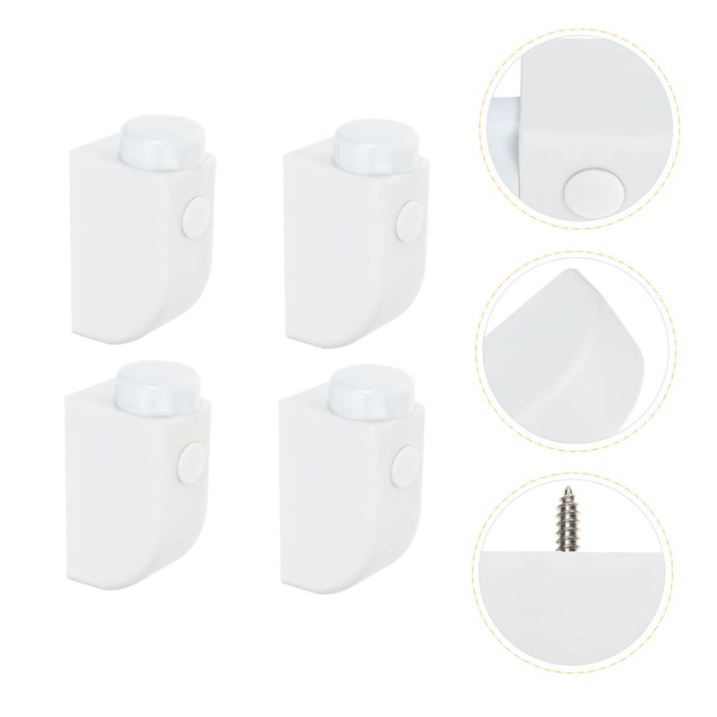 COHEALI 4Pcs Window Safety Latch Security Lock for Sliding Doors