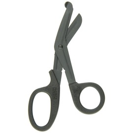 SURGICAL ONLINE Trauma, EMT, Firefighter Shears Cutter – Black Durable Coated Stainless Steel Bandage Scissors Pack of 25