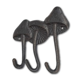 Abbott Collection Mushroom Triple Hook-6" L
