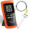 Relaxweex Kiln Thermometer Full Range High Temperature Pyrometer K-Type Thermocouple