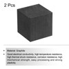 sourcing map Graphite Block Ingot Rectangle Graphite Electrode Plate Board