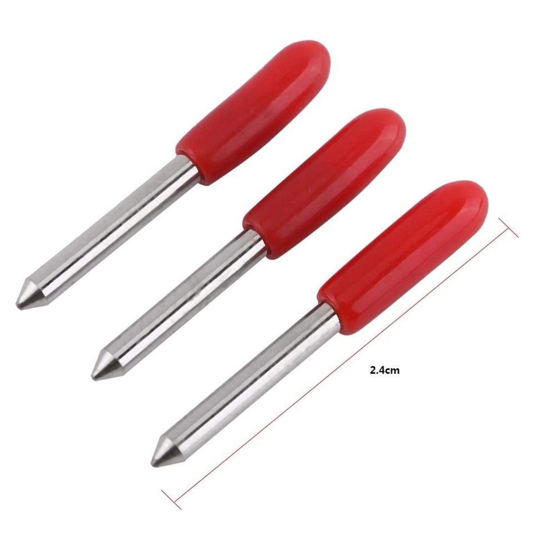 Heayzoki 15 Pcs Roland Vinyl Cutter, 45 Degree Roland Cutting