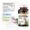 Cápsulas de Energía Bio Krauter Goat's Rue con 100 Unidades