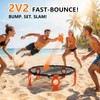 VEXOMIX Foldable Metal Roundnet Game Set for Outdoor Lawn &