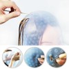 2pcs Punched Hole Silicone Highlight Hair, Reusable Hair Dye Cap