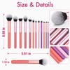 12pcs Makeup Brush Set for Face & Eyes - Soft