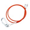 POFET Breakaway Cable for Trailers and Caravans, 1m, Blue, with