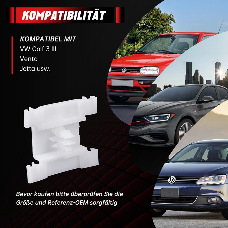 OTUAYAUTO 30 x Door Strips Mounting Clips Compatible with VW