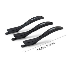 NEWISHTOOL Christmas Wrapping Paper Cutter, 3 Pack Gift Wrapping Cutter, Insided Blade Safety Cutter Carbon Fiber Film Cutting Tool, Gift Wrap Cutter Back Slitter Knife Craft Paper Cutting Knife