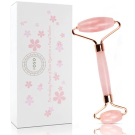 M.Y.L. Real Rose Quartz Roller Anti-Ageing Jade Roller Made of Real Rose Quartz