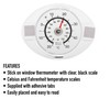 Outside Window Thermometer - Read Outdoor Temperature From Indoors With