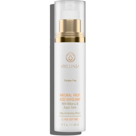 Hylunia Natural Fruit Acid Exfoliant With Bilberry & Sugar Cane -1.7 fl oz